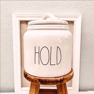 Rae Dunn Hold Canister